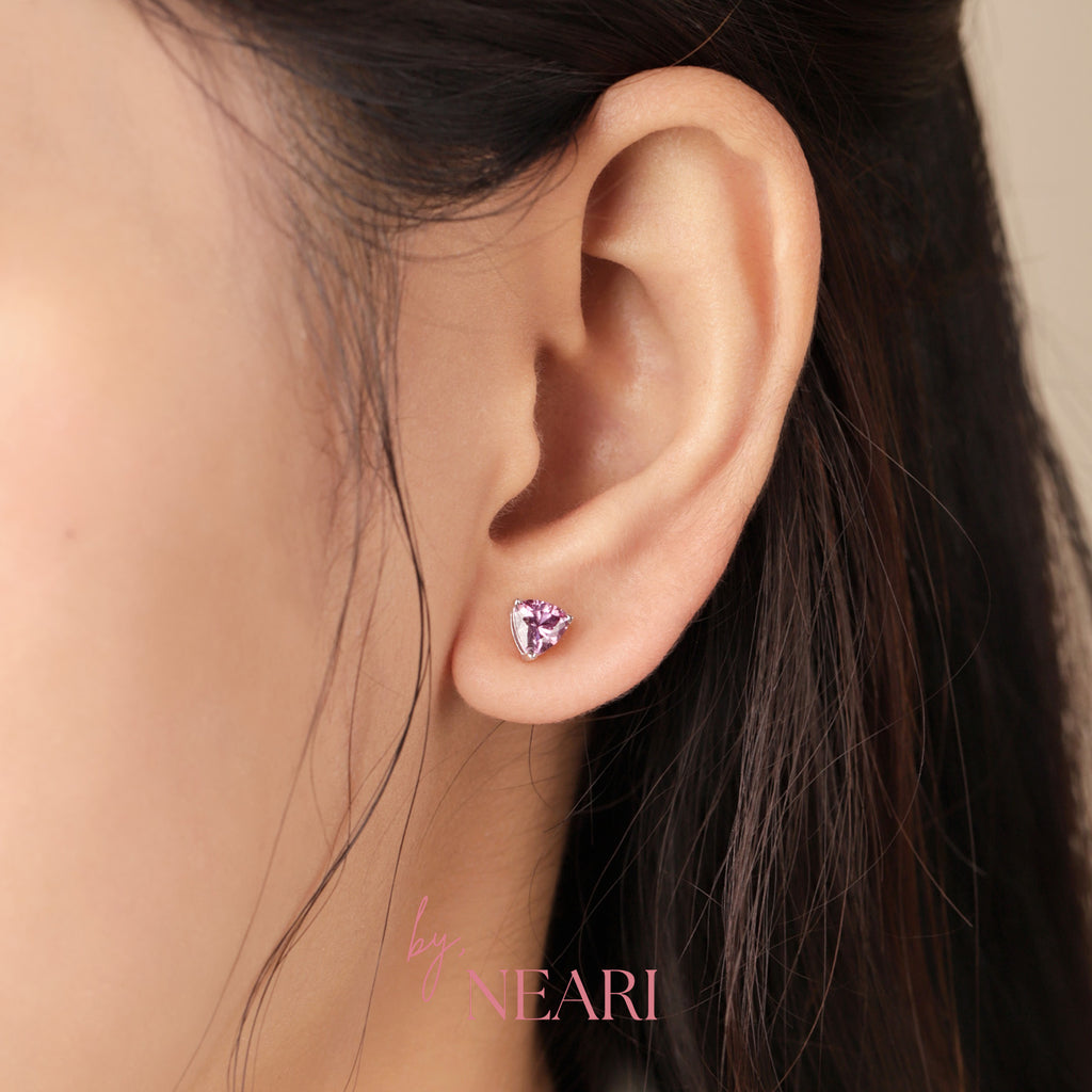 Trillion Stud Earrings