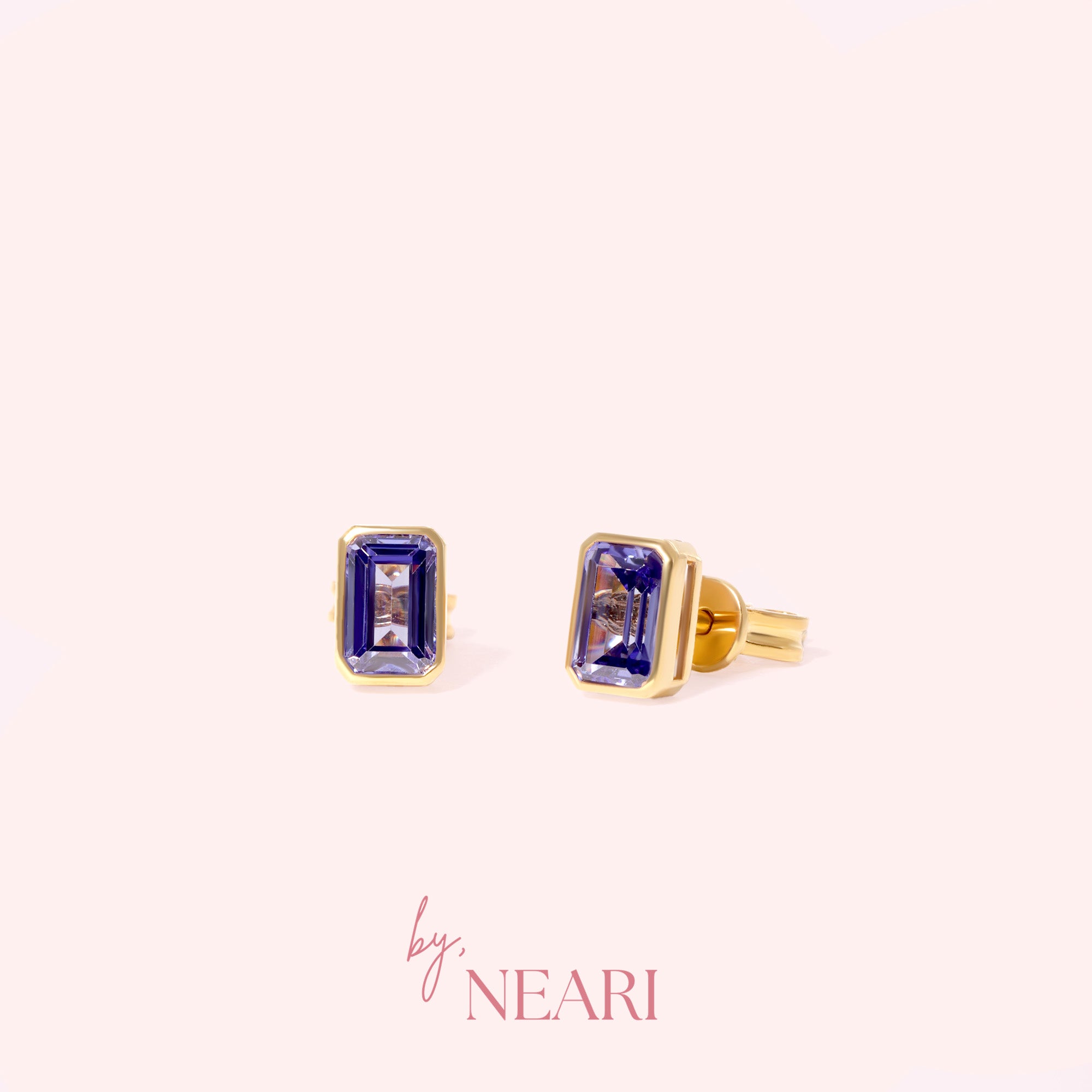 Emerald Stud Earrings