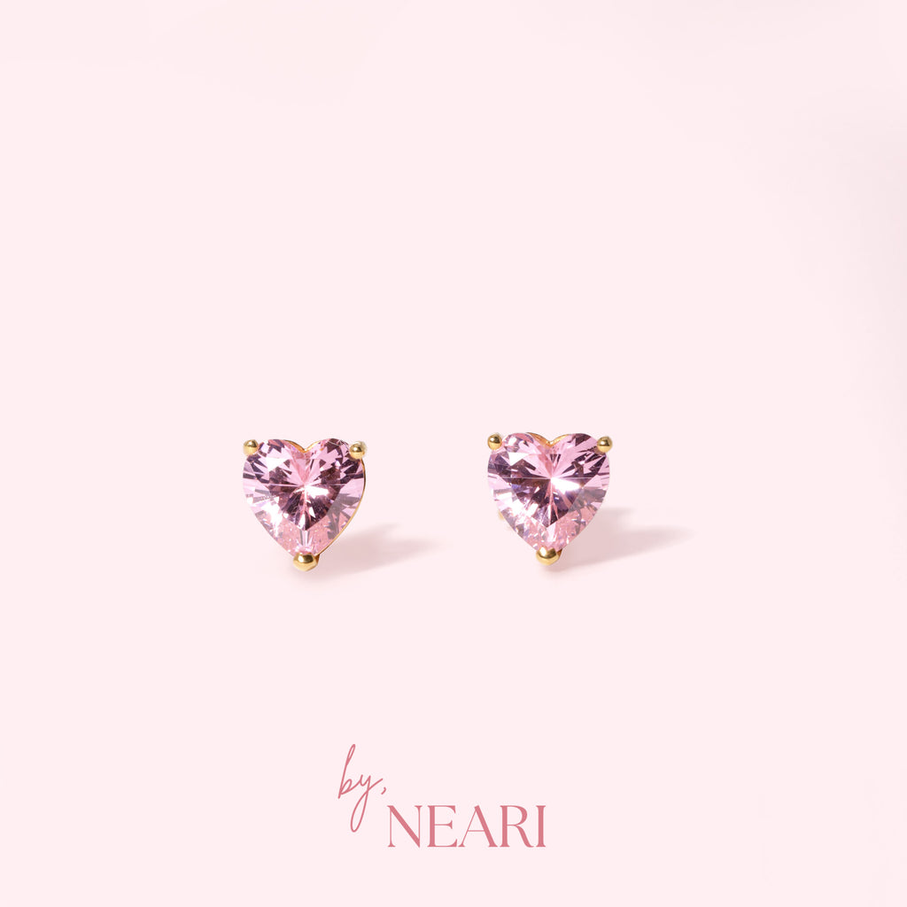 Heart Stud Earrings