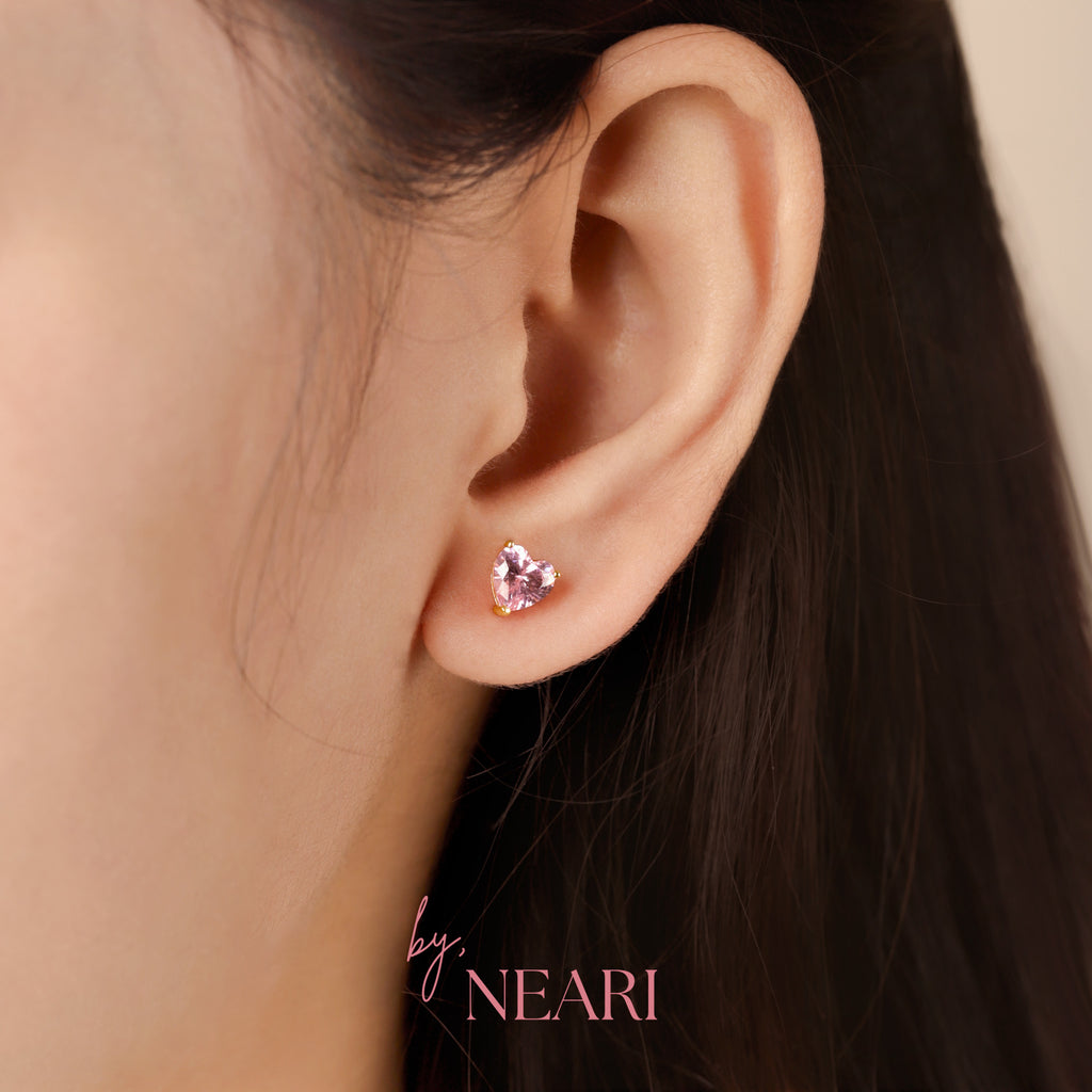 Heart Stud Earrings