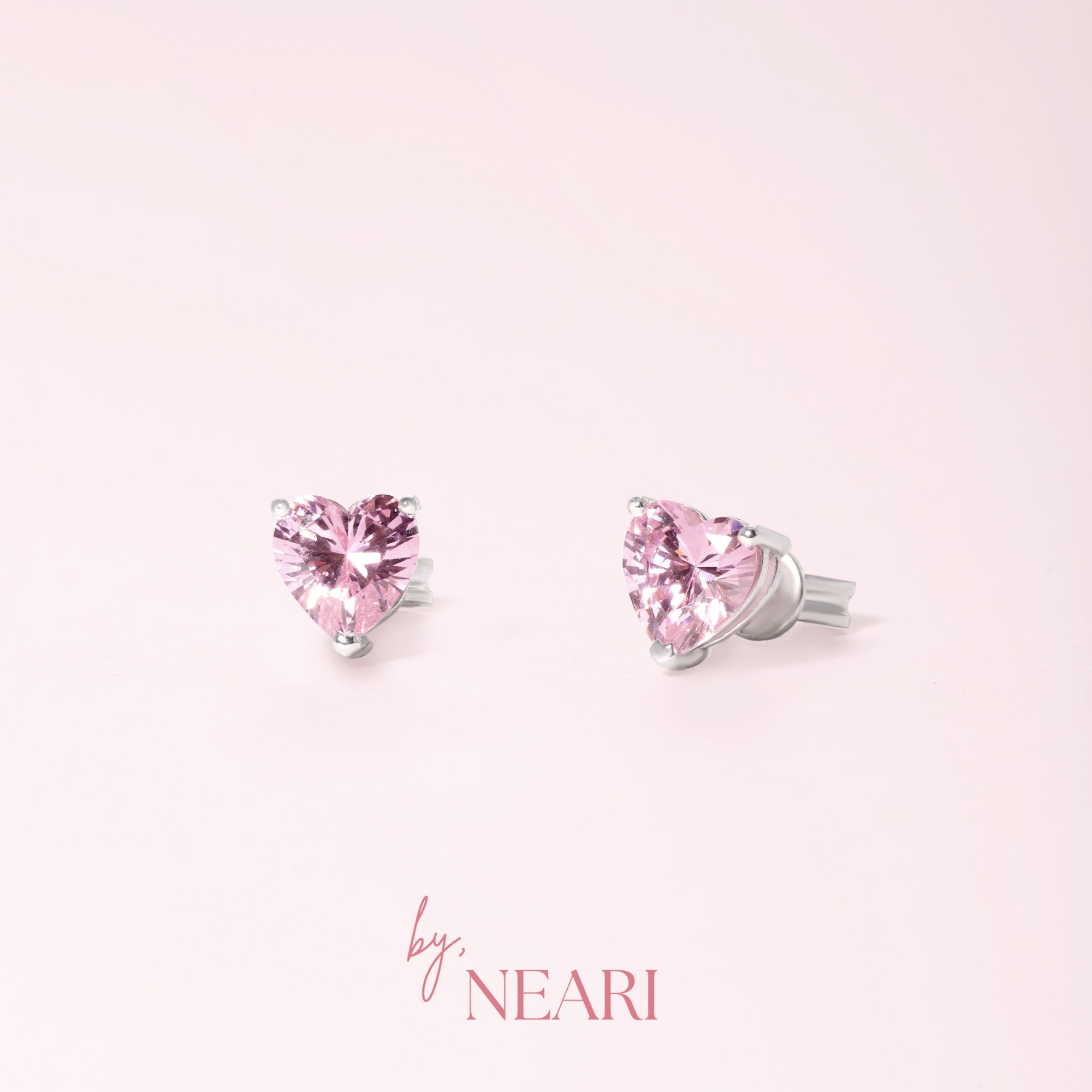 Heart Stud Earrings