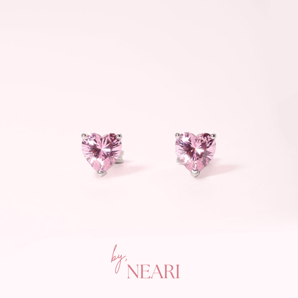 Heart Stud Earrings