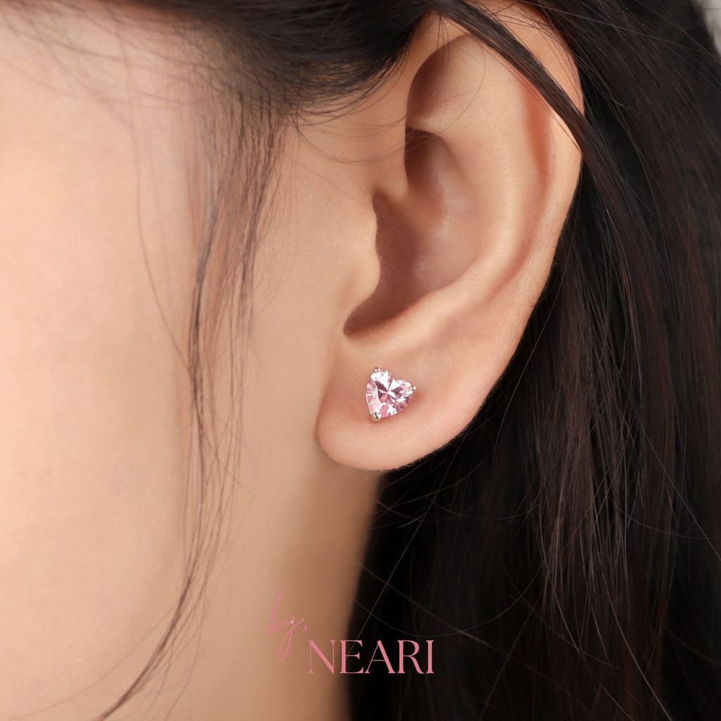 Heart Stud Earrings
