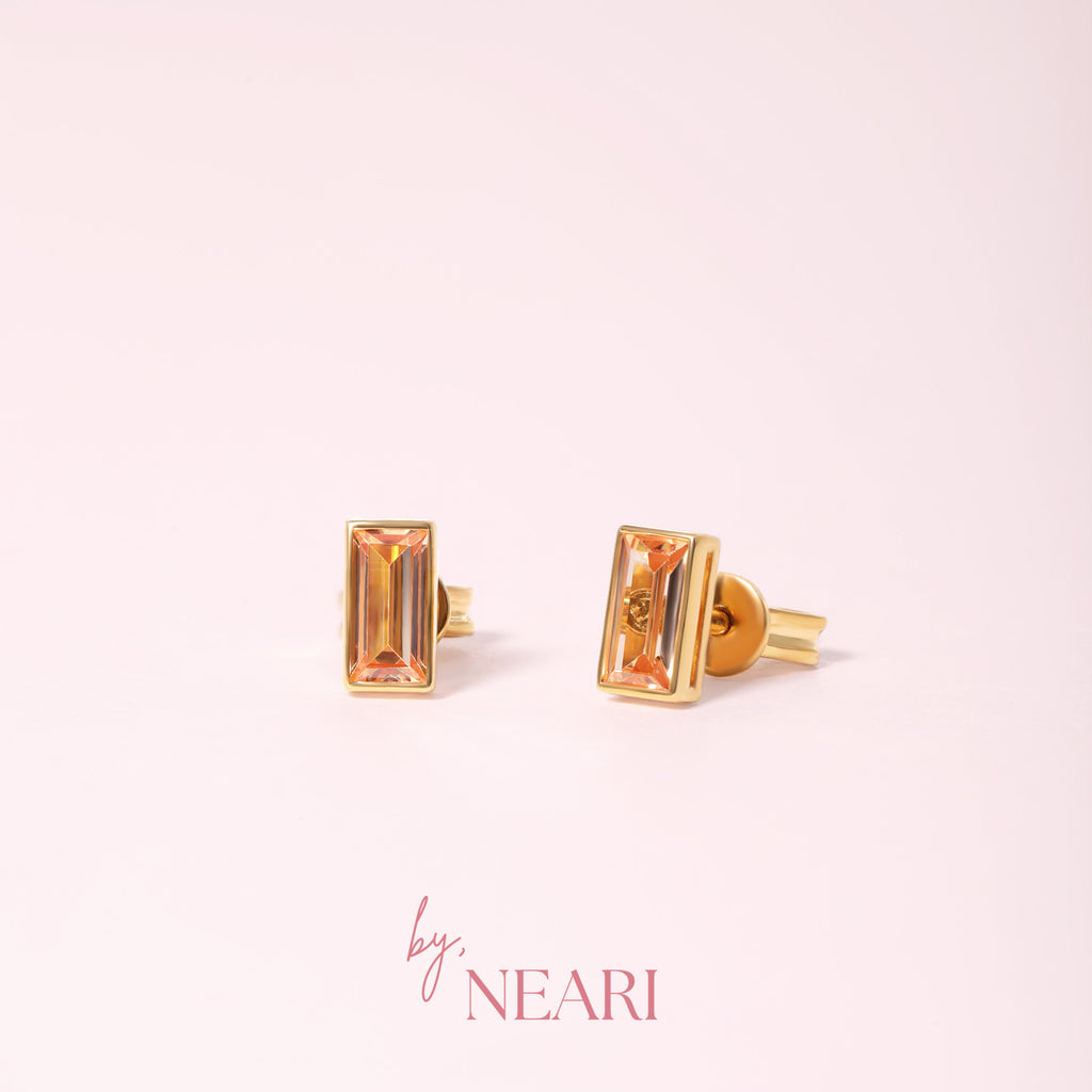 Baguette Stud Earrings