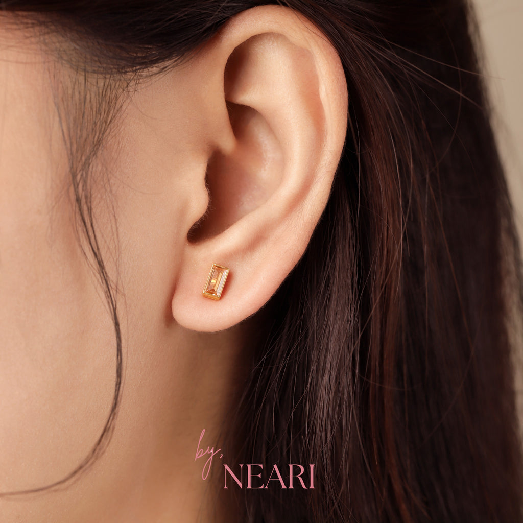 Baguette Stud Earrings
