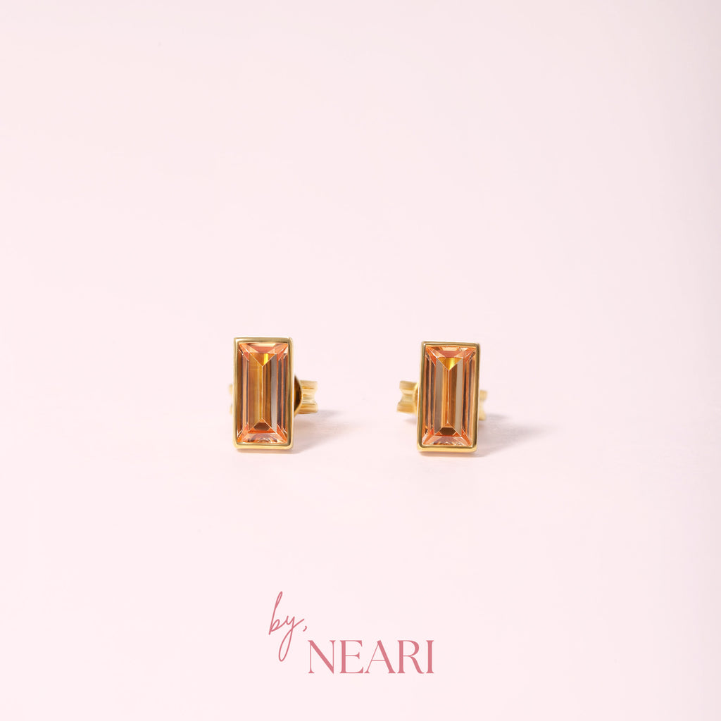 Baguette Stud Earrings