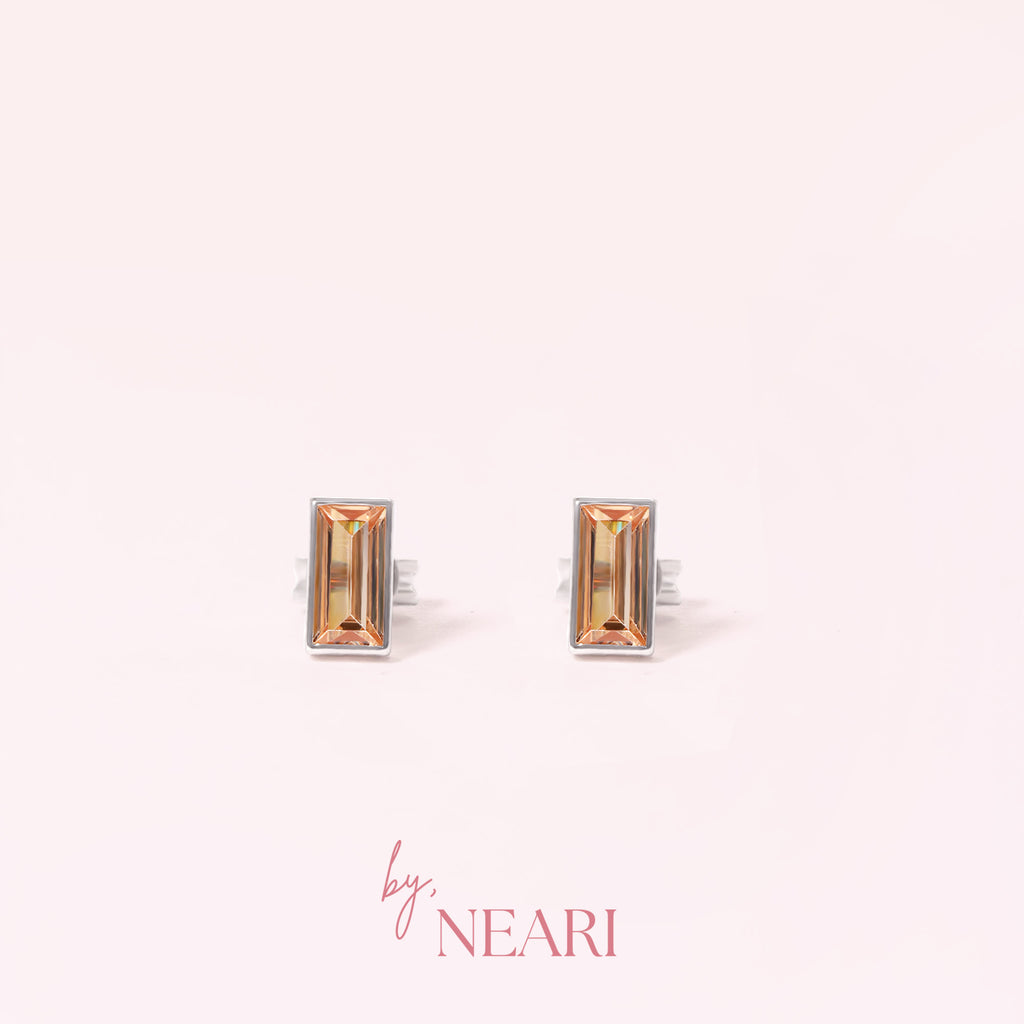 Baguette Stud Earrings