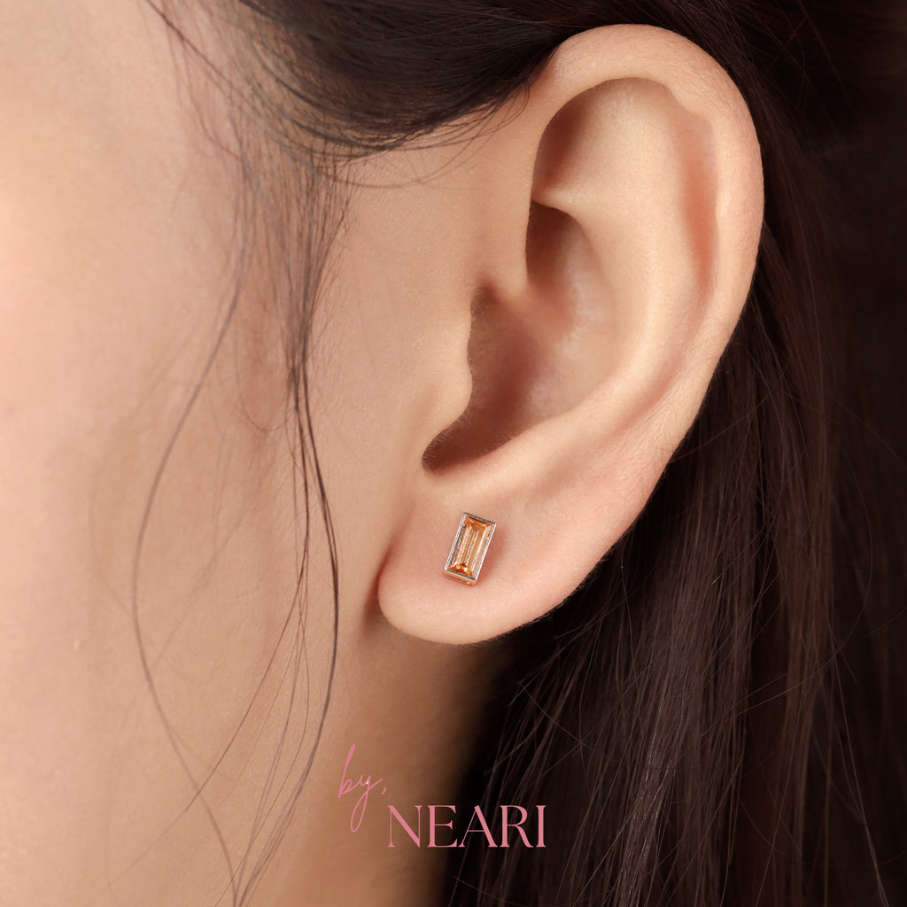Baguette Stud Earrings