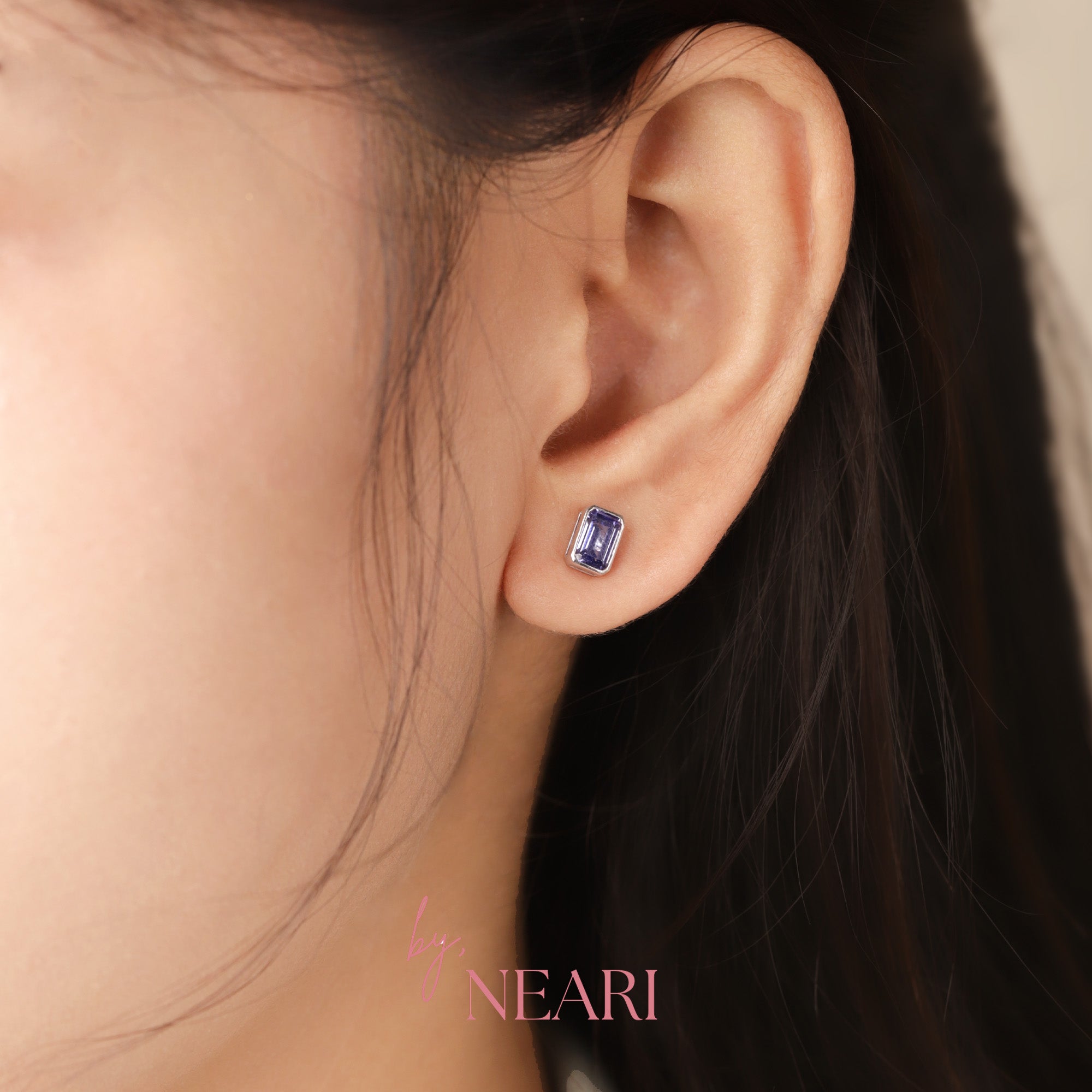 Emerald Stud Earrings