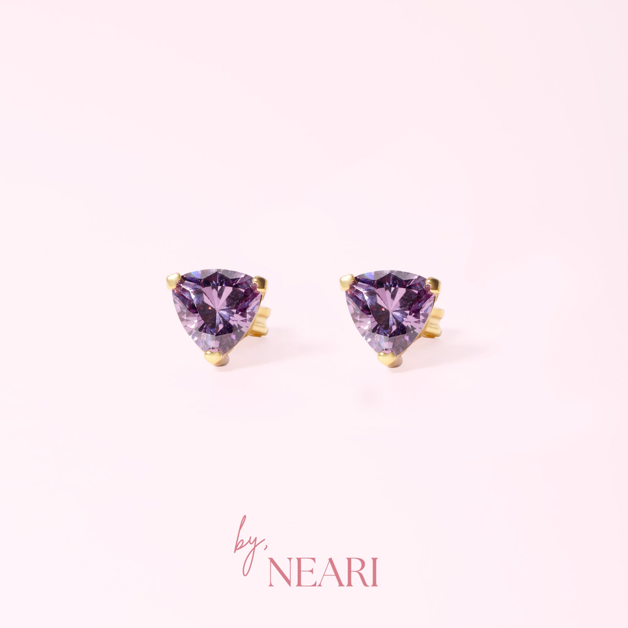 Trillion Stud Earrings