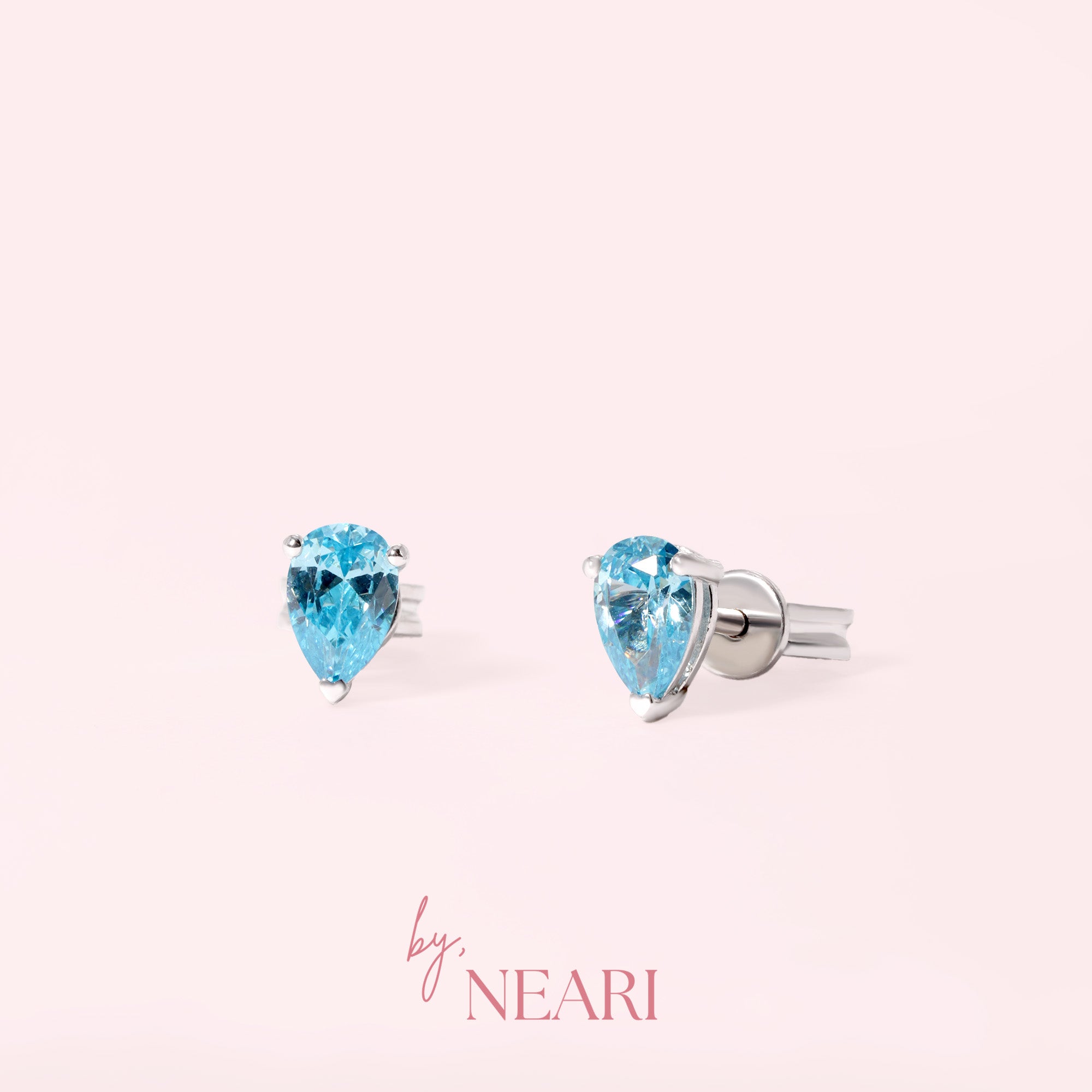 Pear Stud Earrings