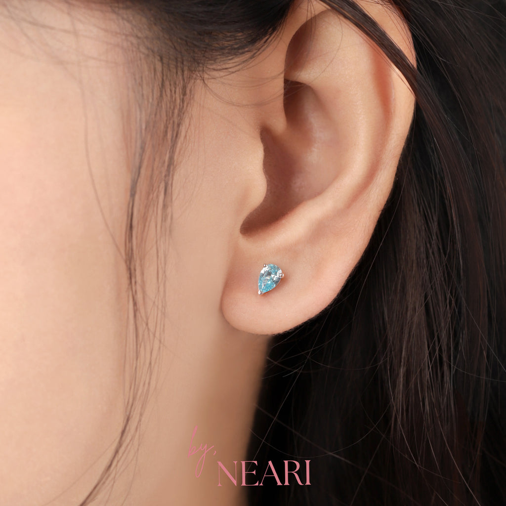 Pear Stud Earrings
