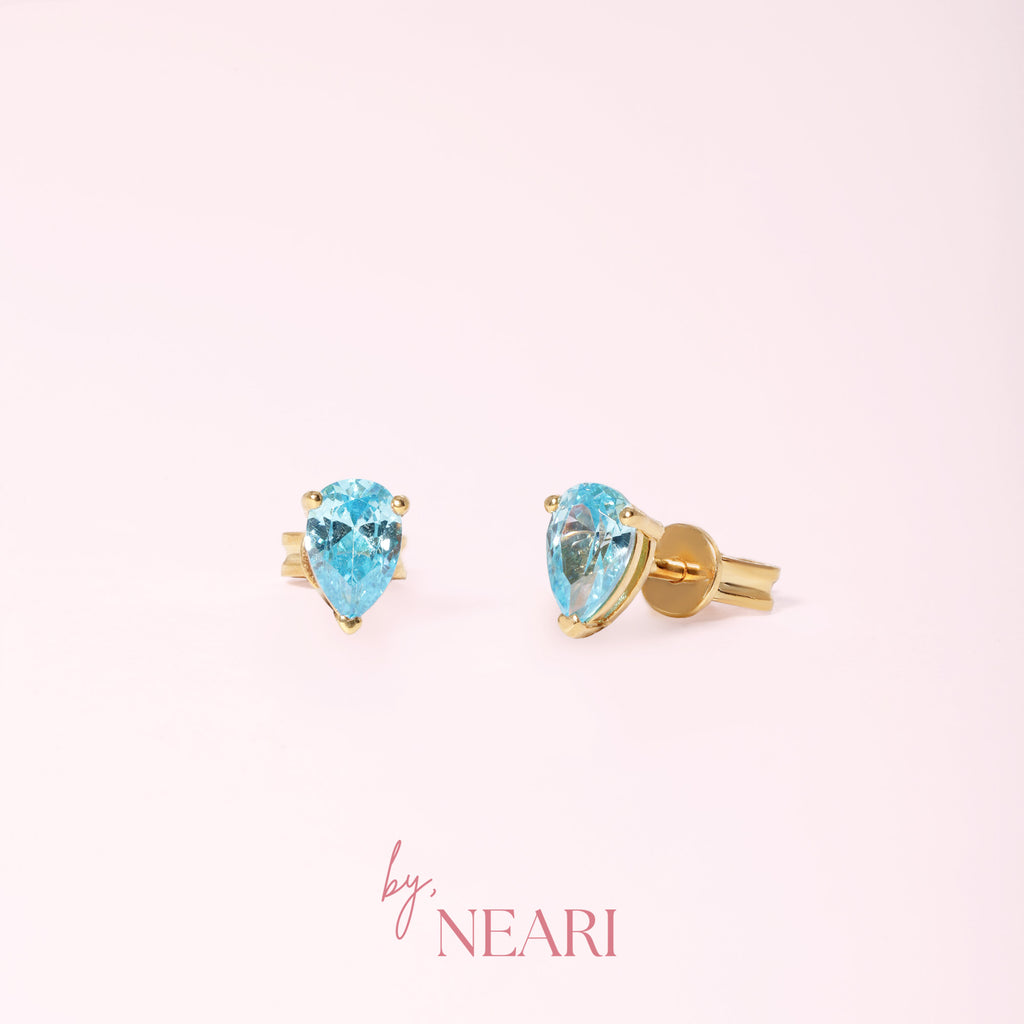 Pear Stud Earrings