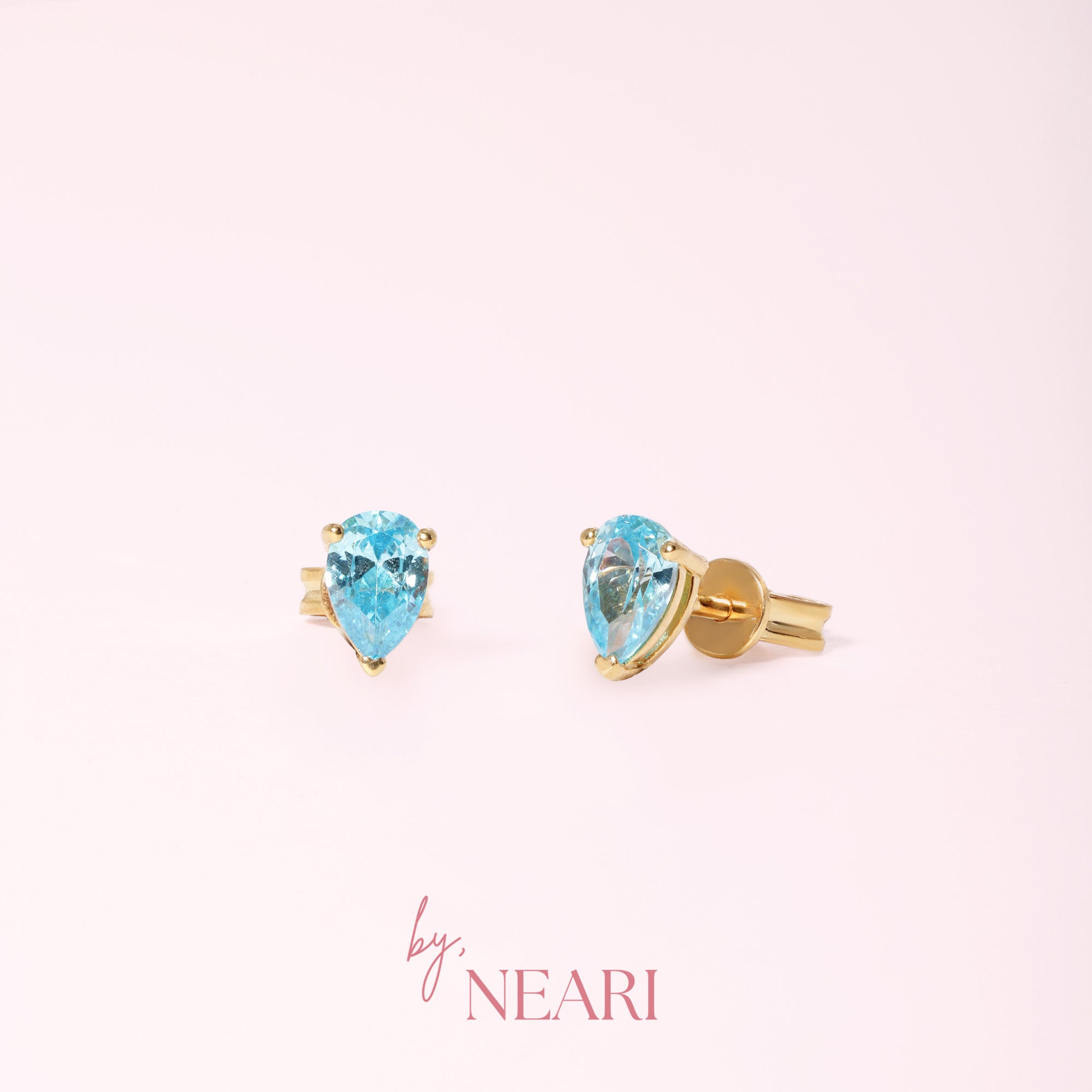 Pear Stud Earrings