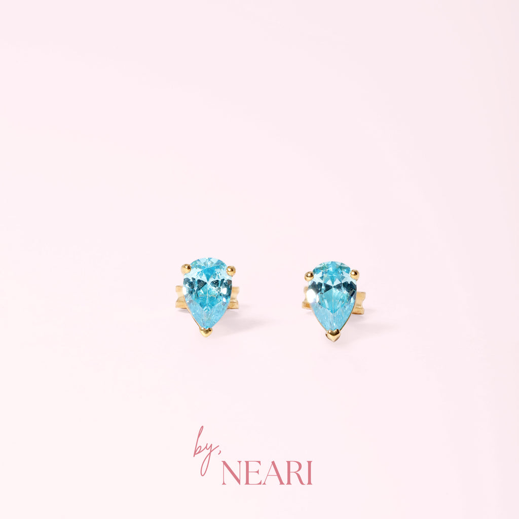 Pear Stud Earrings