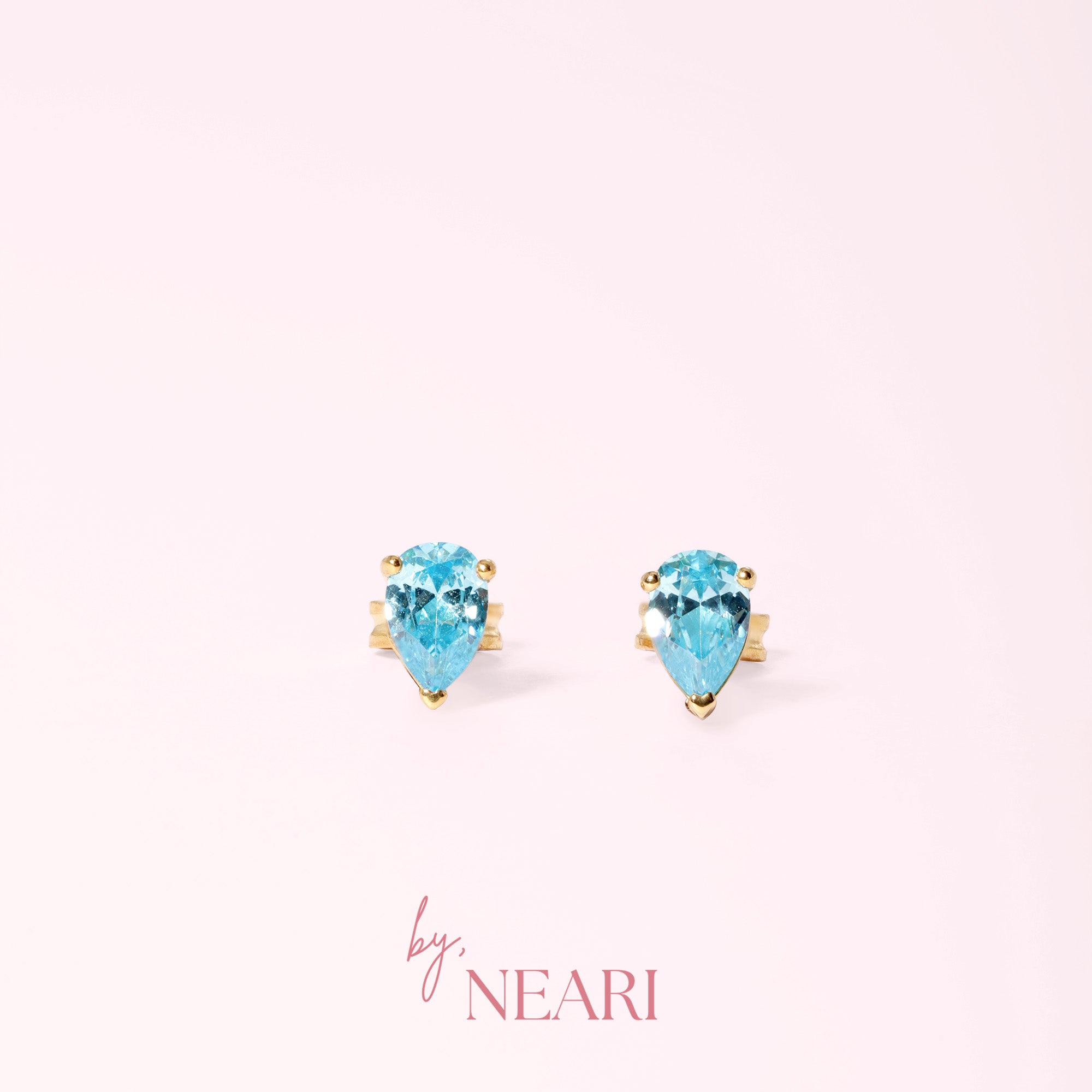 Pear Stud Earrings