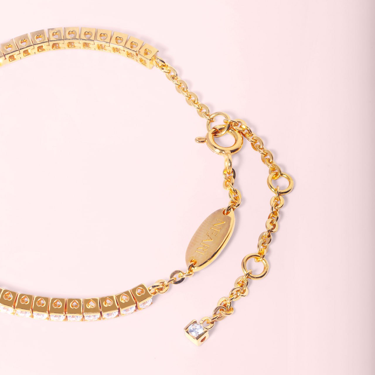 Classic 18K Gold-Plated Tennis Bracelet – Channel Setting