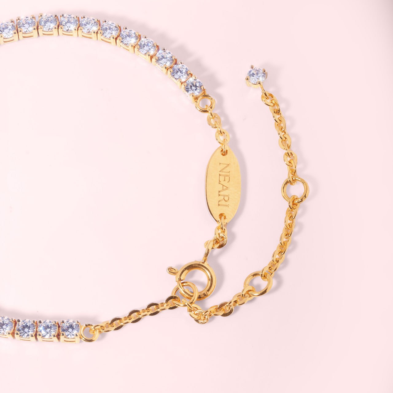 Classic 18K Gold-Plated Tennis Bracelet