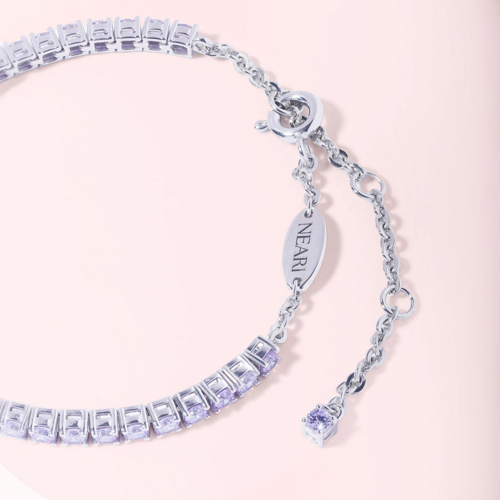 Lilac Tennis Bracelet