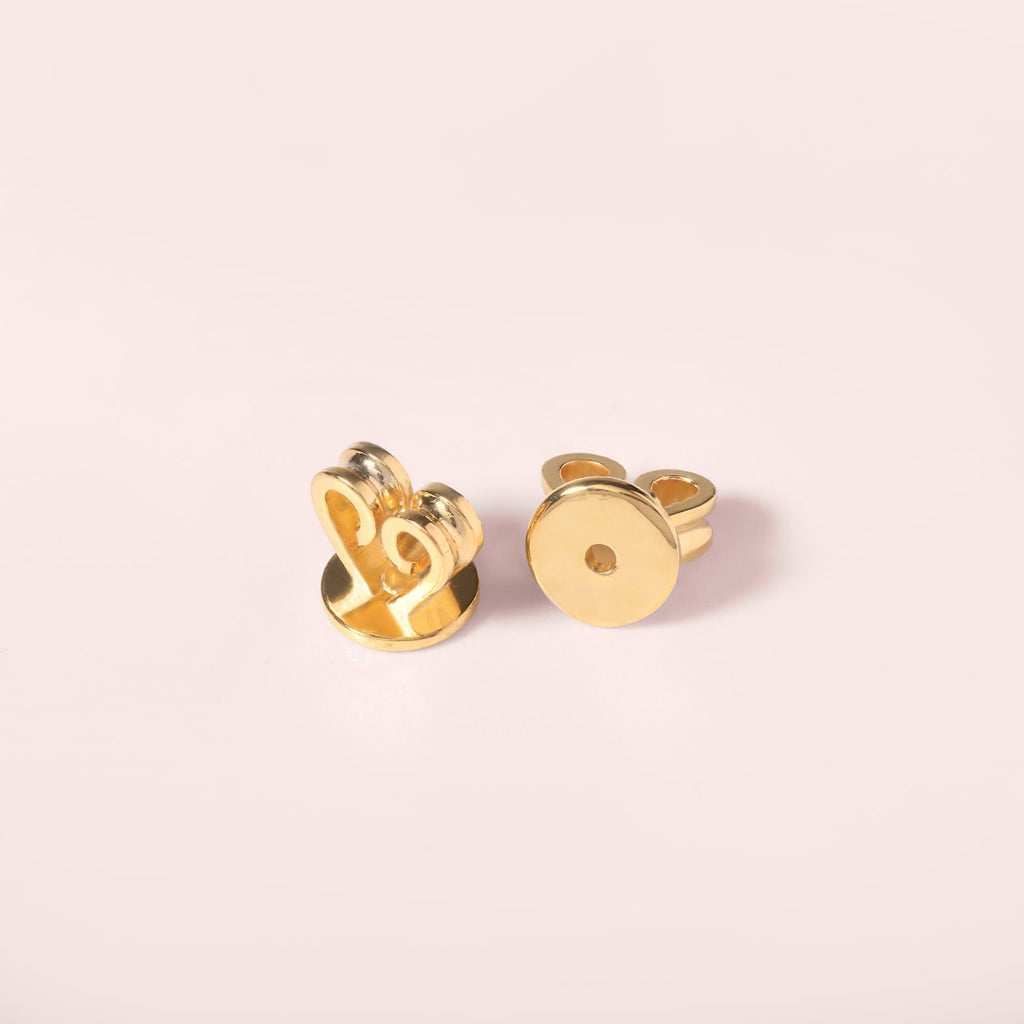 Heart Intertwined Earrings - 18K Gold-Plated