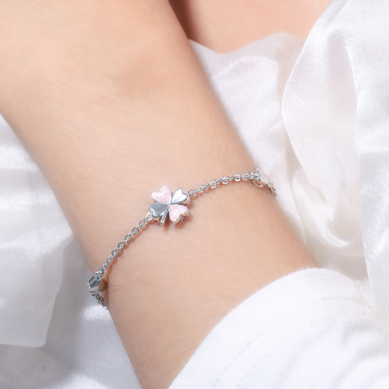 Clover Bracelet - Silver