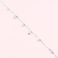 Dangle Heart Bracelet - Silver