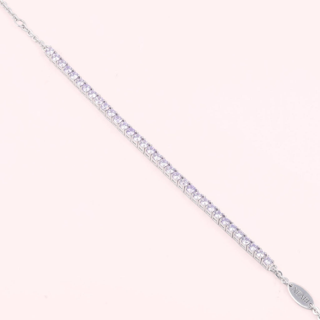 Lilac Tennis Bracelet