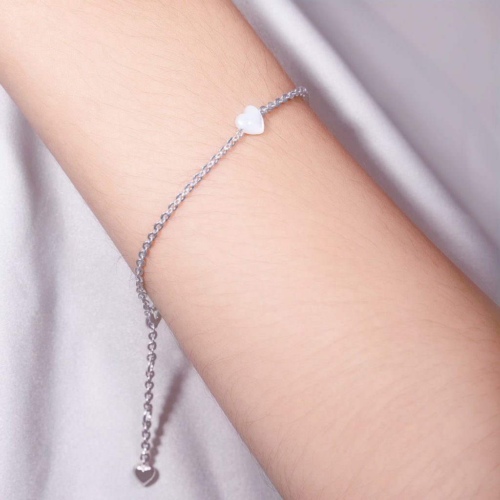 Luna Heart Chain Bracelet