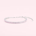 Pink Tennis Bracelet