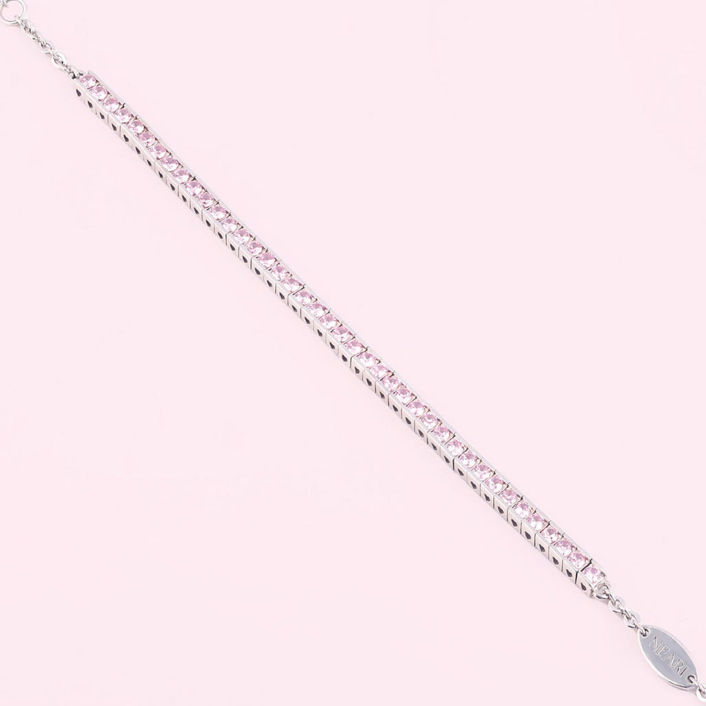 Pink Tennis Bracelet