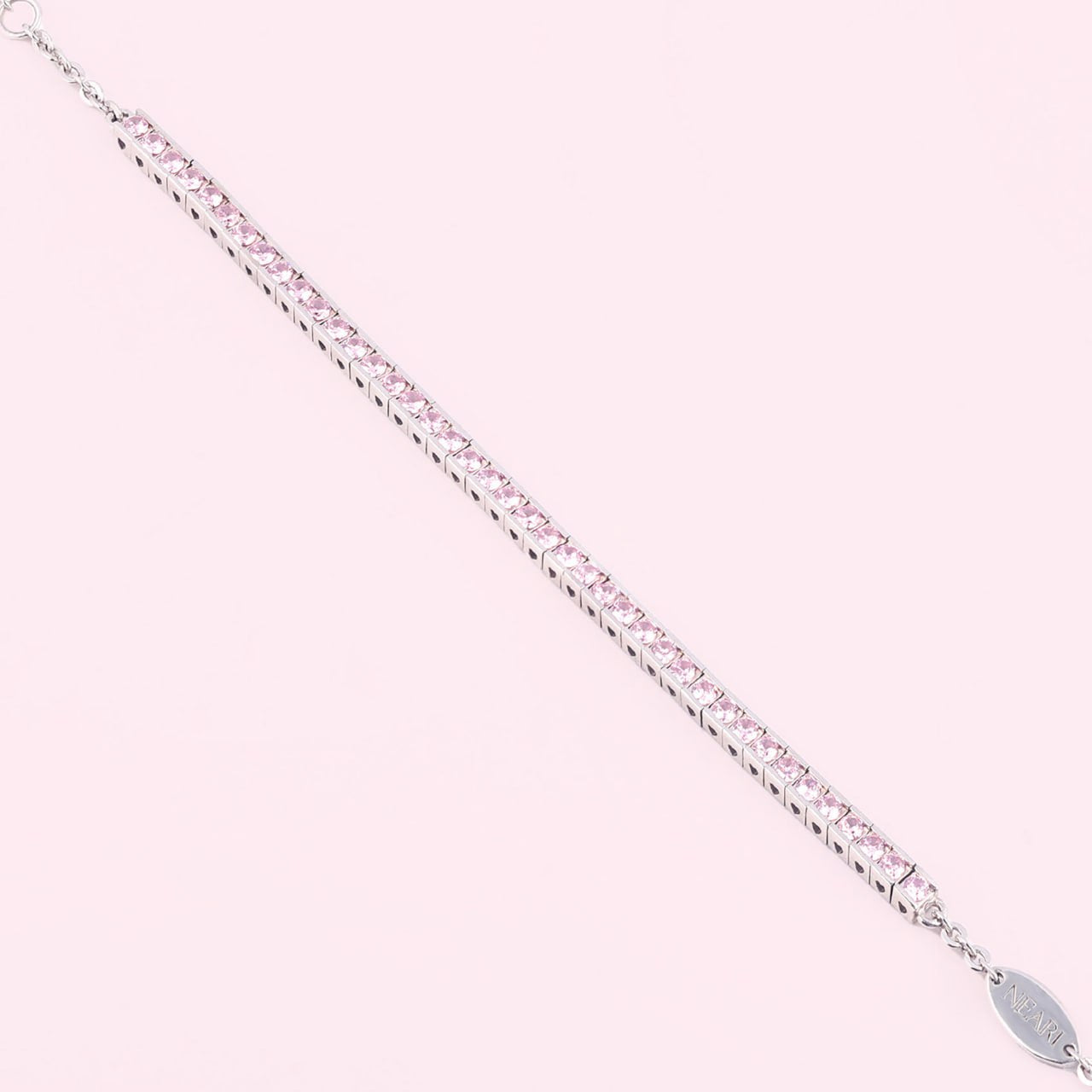 Pink Tennis Bracelet